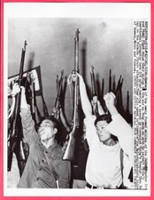 1958 Chinese Militia of Shihehingshan Iron Steel Plant Peiping China Telephoto