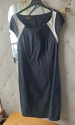 Cocktailkleid Damen MINX by ELA LUTZ Gr. 34 Schwarz Neuwertig Elegant Business