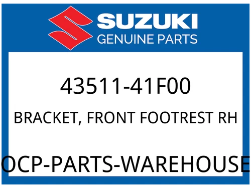 BRACKET, FRONT FOOTREST RH
