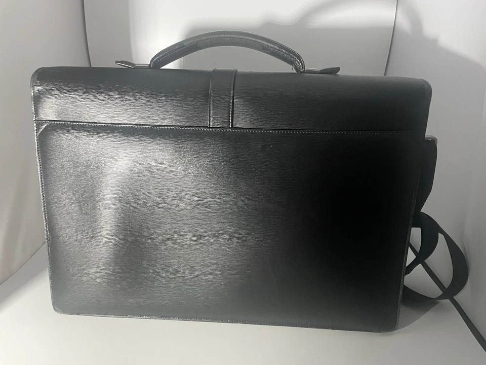 Montblanc Leather 4810 Westside Briefcase 7578 - Black - Image 3 of 4