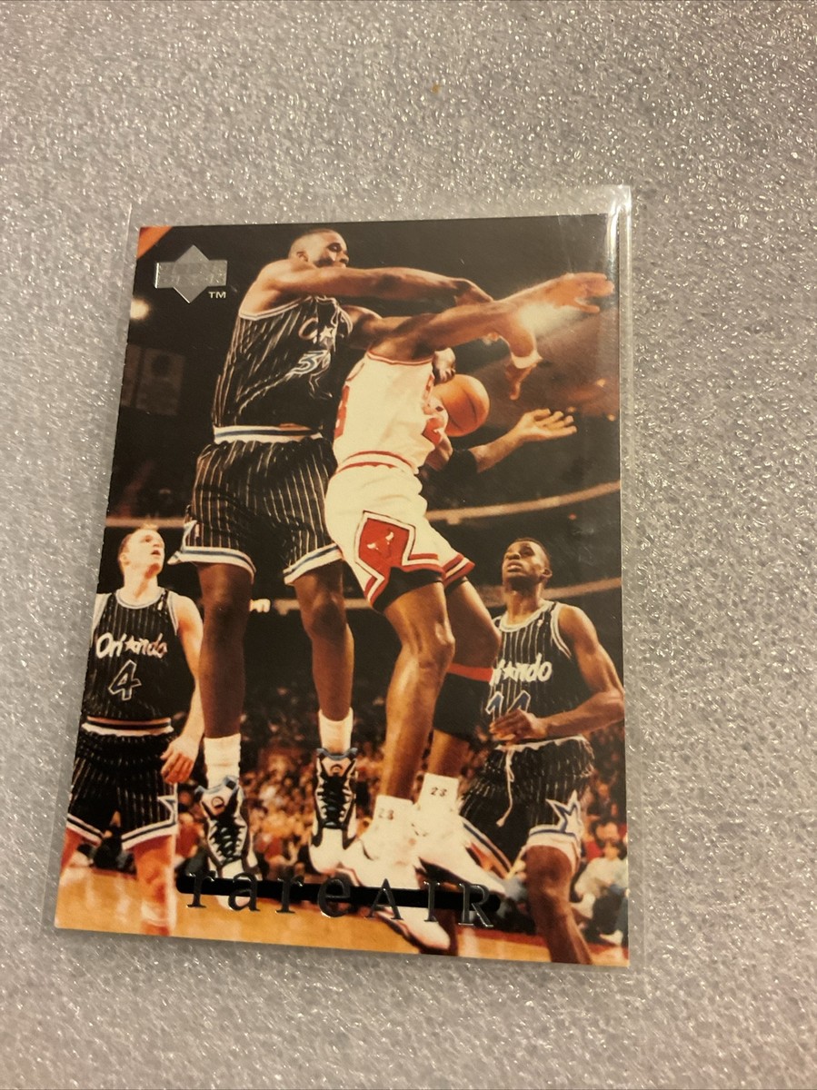 michael jordan rare air trading cards Jordan/Rare Collection: Editor-Mark Vancil; Photographer-Jr. Walter Iooss Books this card captures his unparalleled dominance and highlights his impact on the sport during this highly celebrated era of basketball. 1994 Upper Deck Jordan Rare