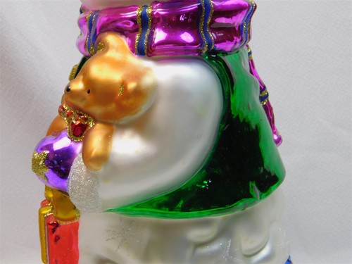 Thomas Pacconi Classics Christmas Hand Blown Glass Snowman 14" Vintage 2003 MIB - Picture 8 of 23