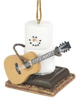Christmas Decoration S'mores With Guitar Christmas/everyday Ornament Christmas Decoration S'mores With Guitar Christmas/everyday Ornament