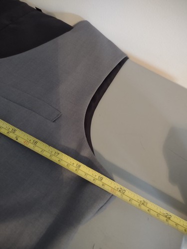 Men's Suit Vest Tuxedo Vest Gray Med. Wannew (Co) - Picture 5 of 6