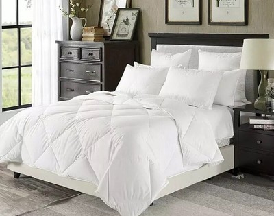 Downluxe Lightweight Down Comforter White Queen Summer Weight Down