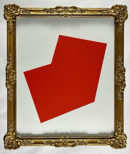 KEL - 0564 Kelly Ellsworth Red Form Paris F&G Parsonage Studio