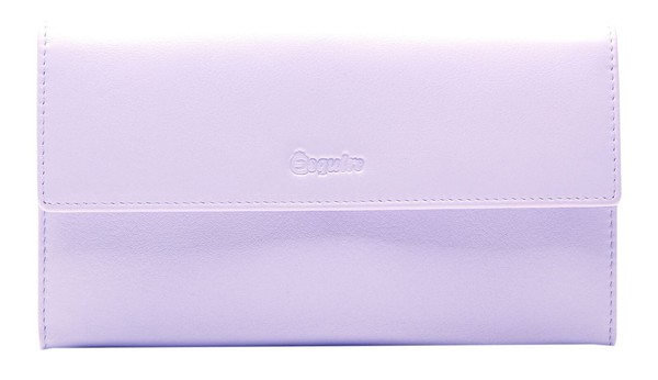 Esquire Viktoria Ladies Long Wallet GeldböRse Lilac Flieder Neu-image