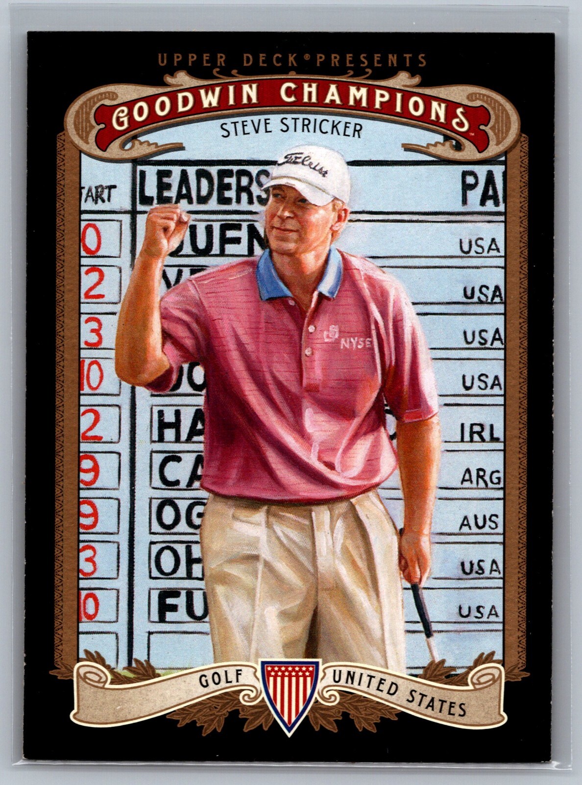 2012 Upper Deck Goodwin Champions Steve Stricker #60