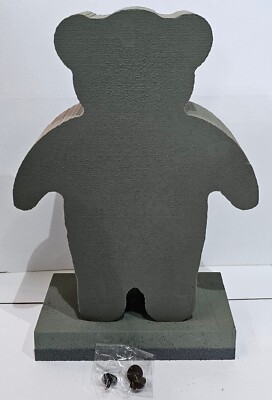 TEDDY BEAR OASIS FOAM 3D STANDING FUNERAL MEMORIAL TRIBUTE FLORAL