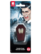 Vampire Fang Tooth Caps Halloween Horror Adults Fancy Dress Accessory