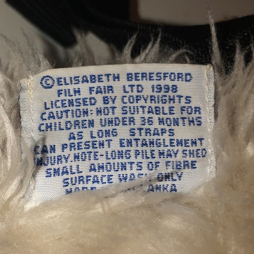 Zaino Vintage THE WOMBLES 1998 Peluche Peluche Bluebird Personaggio Concetti RARO - Foto 8 di 10