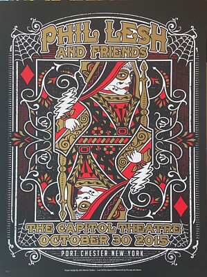 Phil Lesh & Friends, Capitol Theater, NY by John Warner. 2015 Artist Edition