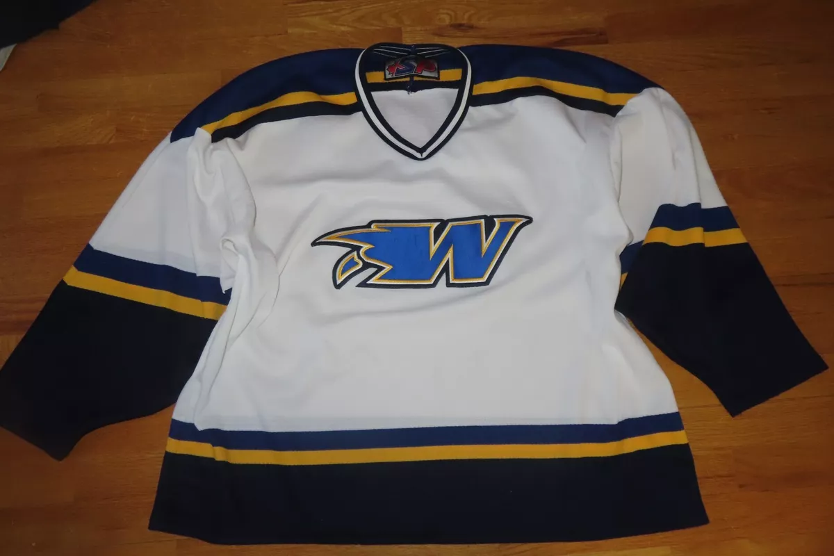 Worcester Ice Cats Blue Hockey Jersey