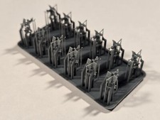 1/350 3D Print Tripod Mounted 20mm Oerlikon AA Guns w MK14 Late War X 12