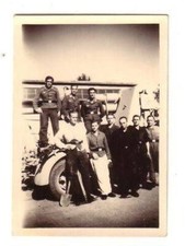 45721 Foto Soldaten Gesch&uuml;tz Camo 2. Weltkrieg
