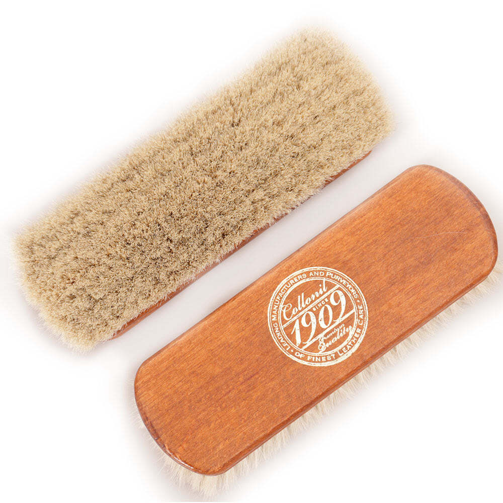 Spazzola in Setola di Capra per Lucidare le Scarpe in Pelle - Collonil 1909