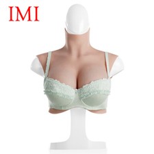 IMI 8th Realistic Breast Form Crossdresser Breastplate Fake Boobs With Bloodshot