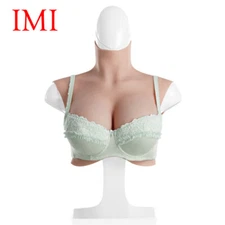 IMI 8th Realistic Breast Form Crossdresser Breastplate Fake Boobs With Bloodshot