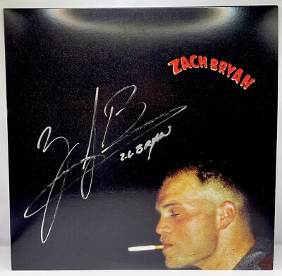 Zach Bryan Signed Autographed Self Title Vinyl Album JSA Something