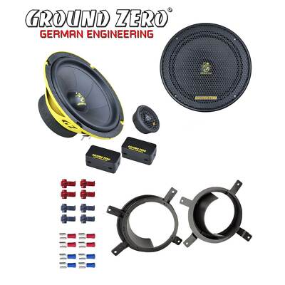 Ground Zero Auto SPL Lautsprecher System 16,5cm für Volvo S60 2001-2009