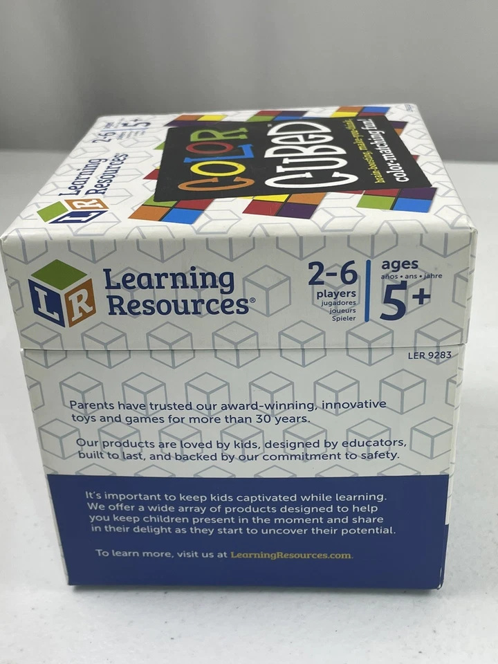 Learning Resources Color Cubed Multicolored Brain teaser 40 Pieces Strategy Game - Image 4 of 4