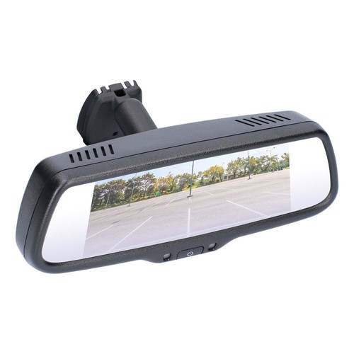 iBeam TE-RM7 7 pulgadas espejo retrovisor cámara monitor vista única con 3 entradas - Imagen 2 de 8