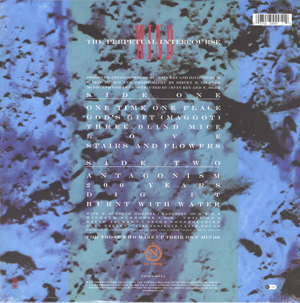 Skinny Puppy ‎- Mind The Perpetual Intercourse LP Vinyl