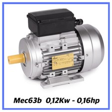Motore elettrico asincrono monofase 1400 giri 230V per betoniera mec63b 4 poli