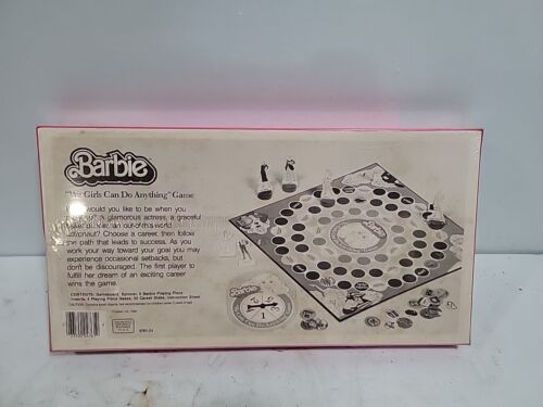 VINTAGE MATTEL 1986 BARBIE WE GIRLS CAN DO ANYTHING, COMPLETE CAREERS BOARD GAME - Picture 3 of 3