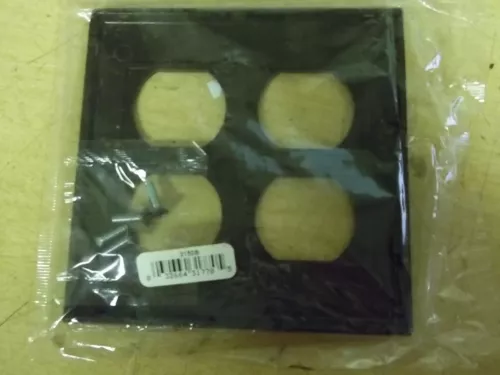 NEW 2-Gang Duplex Receptacle Outlet Corer 2150B, Brown  *FREE SHIPPING*
