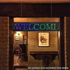 High Brightness Outdoor LED Sign Programmable Scrolling Message Display Board US