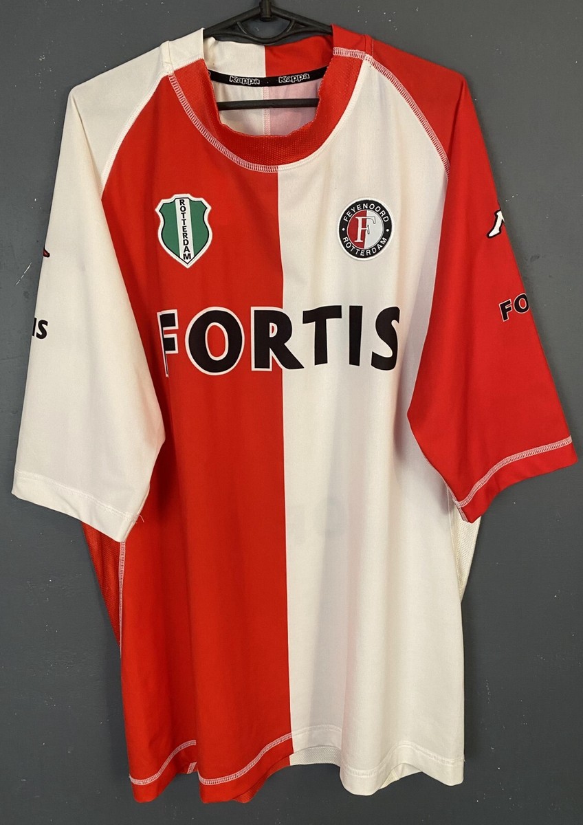 MEN FC FEYENOORD ROTTERDAM 2004/2005 SOCCER FOOTBALL SHIRT JERSEY