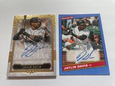 2 Card Lot Jaylin Davis RC Auto 2020 Topps Five Star & Donruss Retro ‘86 Red Sox