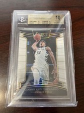 2018-19 Select Prizms White Giannis Antetokounmpo BGS 10 Pristine /149