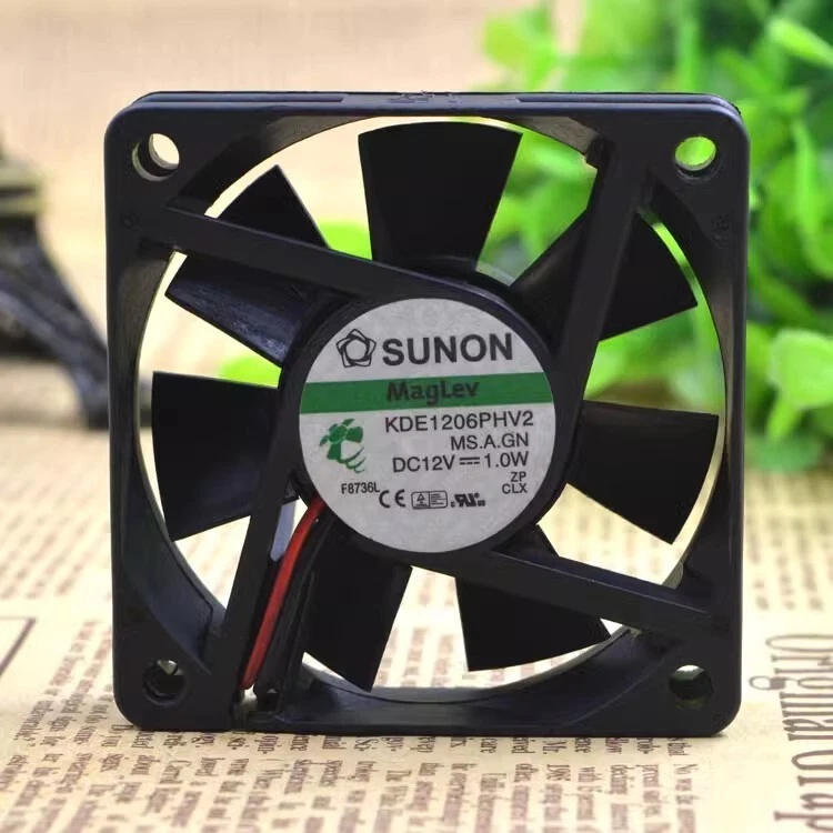 Ventilador Delta DC12V 6CM AFB0612HH -R00 - Doble Bola, 3 Hilos, 4 Pines - Para PC O Automatización
