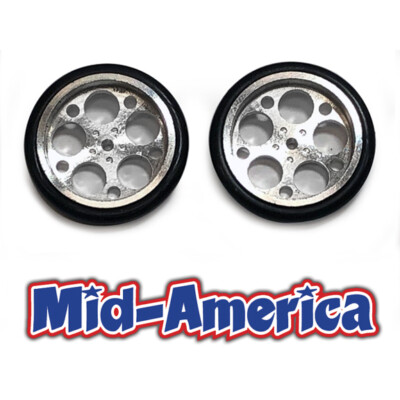 1/24 Drag Racing GAMBO .800'' DIa. Front Tires .050'' Axle - Mid America #2740