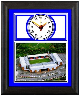 BLUEWATER DESIGN Blackburn Rovers gift present xmas clock wall or freestanding