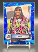 2025 Topps Chrome Sapphire WWE Naomi #194 Sapphire Friday Night Smackdown