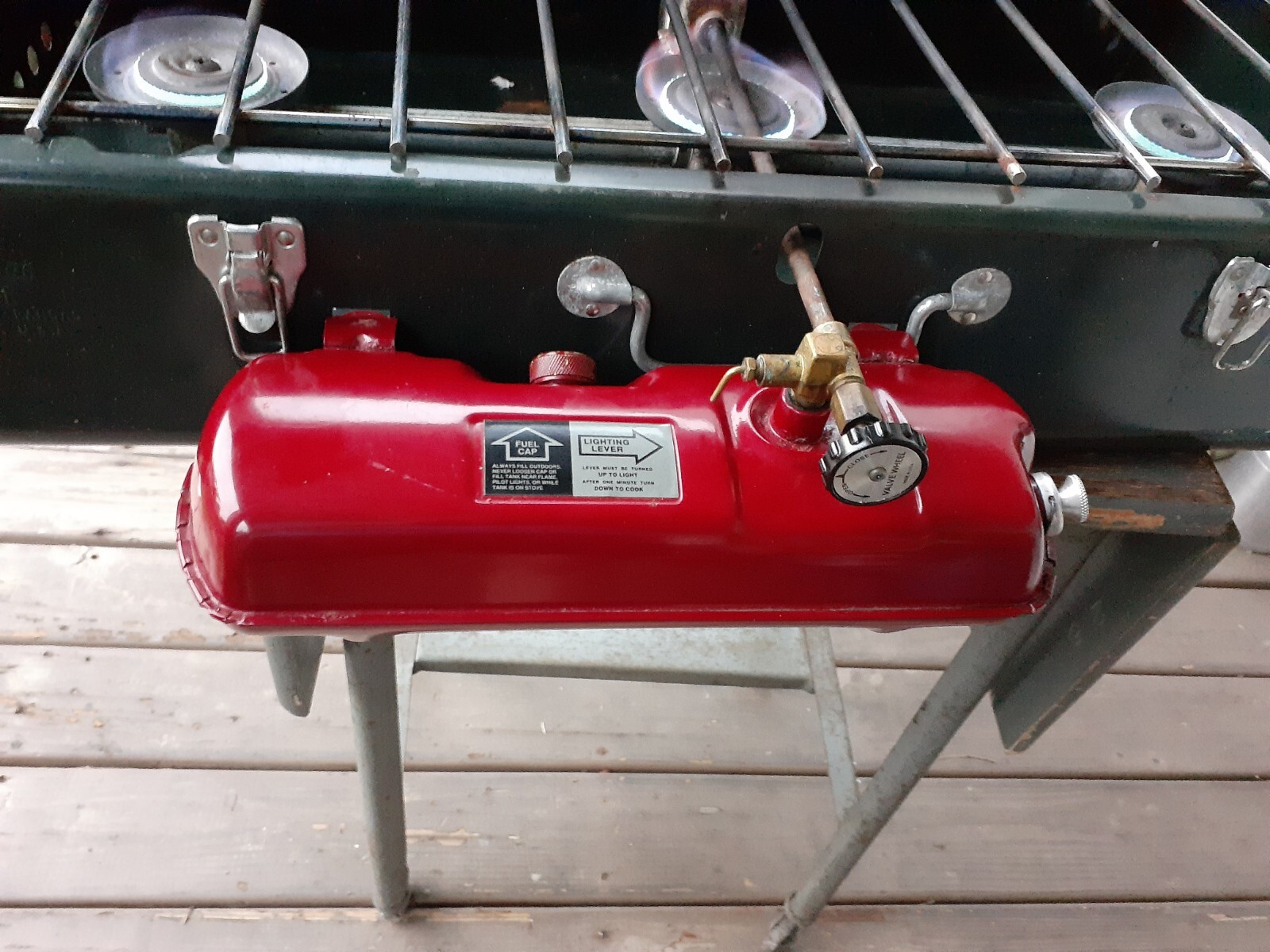 Vintage Coleman 3 Burner 426E Camp Stove,with Extras 590 Date Works