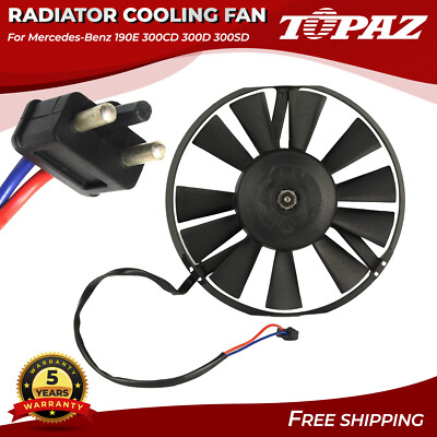 Radiator Auxiliary Cooling Fan Motor Assembly For Mercedes 190E 300CD 300D 300SD