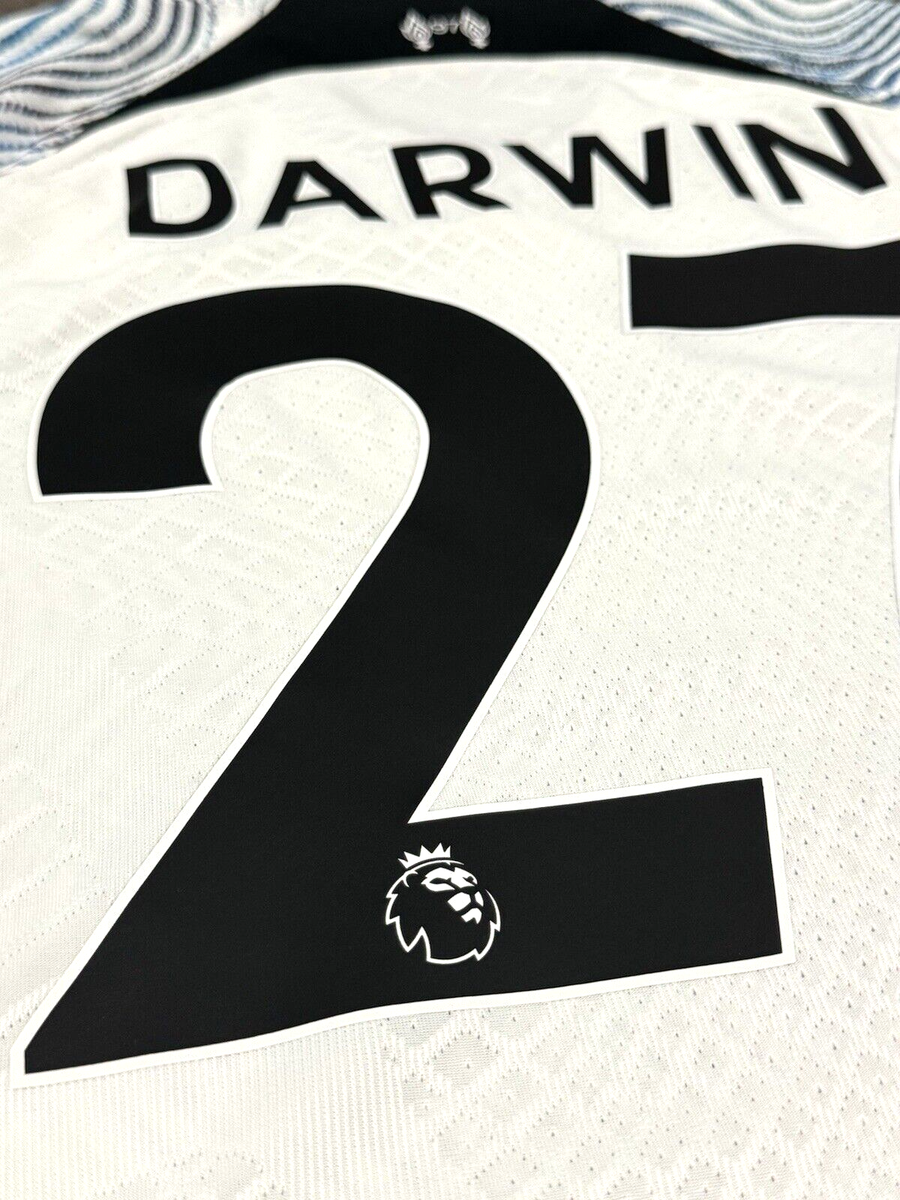 Maillot Extérieur Liverpool 22/23 #27 Darwin Núñez - Taille M, Gris, Neuf Avec étiquette (réplique)