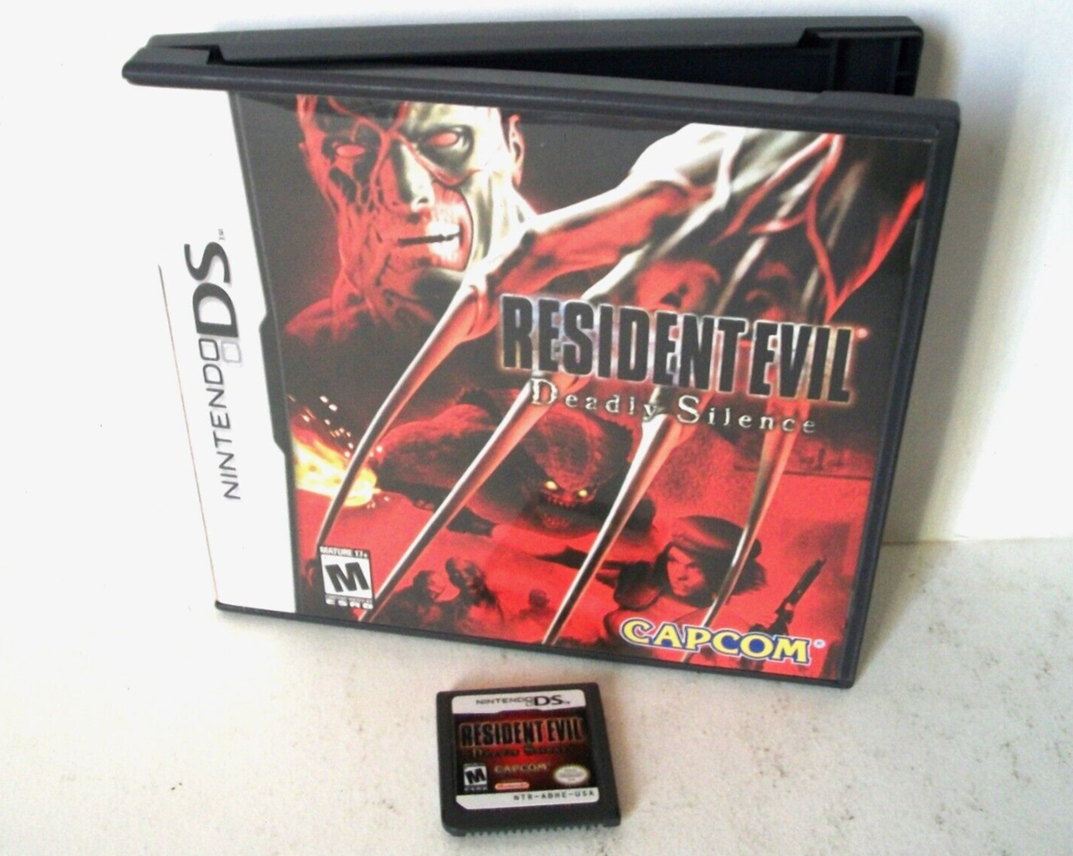 Resident Evil Deadly Silence Nintendo DS Game Case Authentic Cartridge  Horror