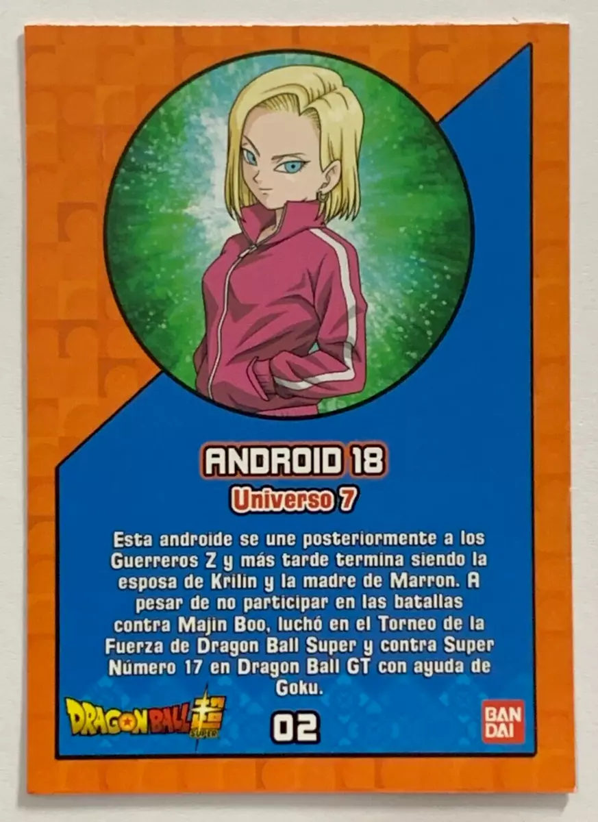 2023 CARD DRAGON BALL Z5 #009 KRILLIN ANDROID 18 MARON TCG PERU