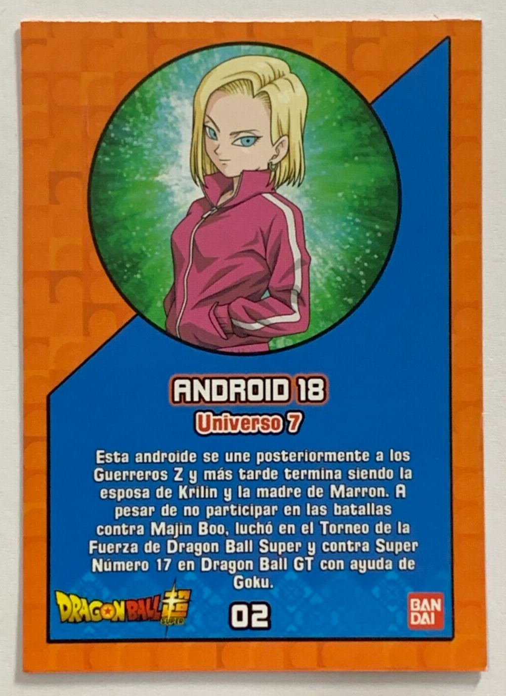 2023 CARD DRAGON BALL Z5 #009 KRILLIN ANDROID 18 MARON TCG PERU Edition DBZ