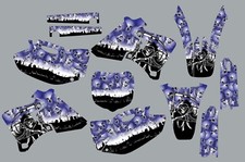 Calcomanías para YAMAHA GRAPHICS YZ 250f 400f 426f 1998-2002 calavera segadora
