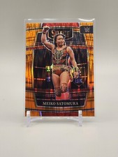 Meiko Satomura 2022 Select WWE #12 Concourse Orange Flash Prizm