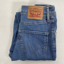 Levi's Womens Blue Mile High Super Skinny Stretch Jean Size 28 VGC JHAJ7LV2