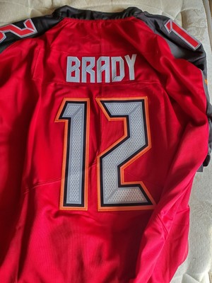 Tom Brady 12 Tampa Bay Buccaneers Jersey Red Xl Men S New