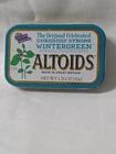 Altoids Wintergreen Vintage Flat Top (EMPTY TIN) Very Rare Collectible