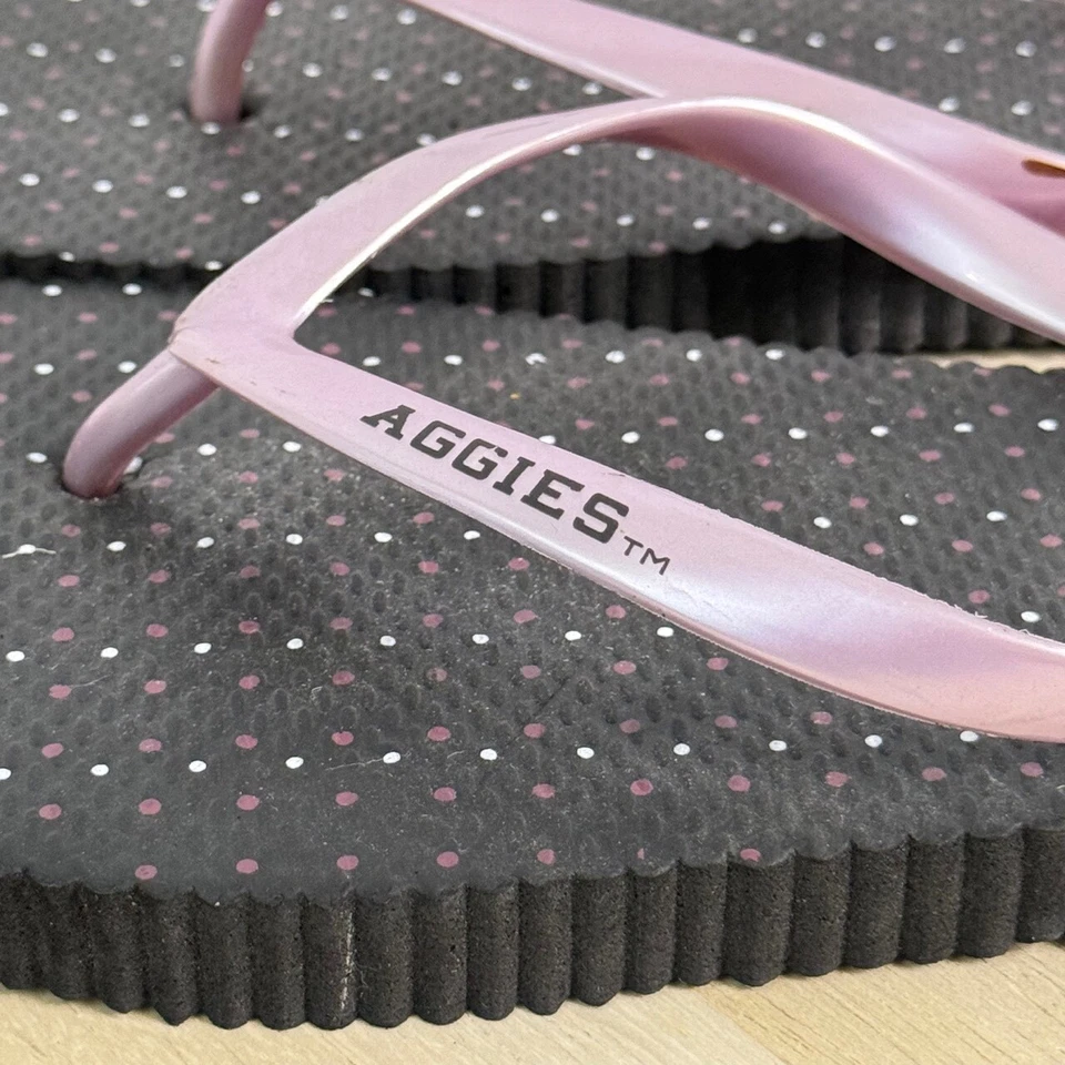 Sandalias sin cordones Aggie para mujer talla 10 Texas A&M Logo Foto 4 de 4